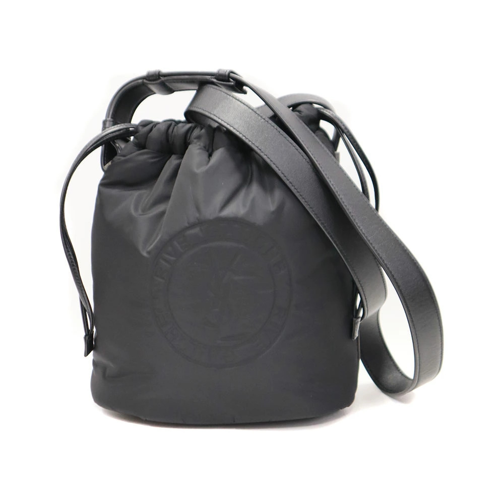 Saint Laurent Rive Gauche Bucket Bag Shoulder Black